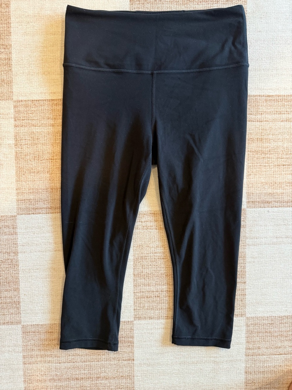 Athleta Elation Crop Black High Rise Leggings Size Small